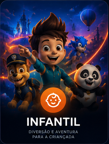 Categoria Infantil — conteúdos disponíveis na InfinityTVE