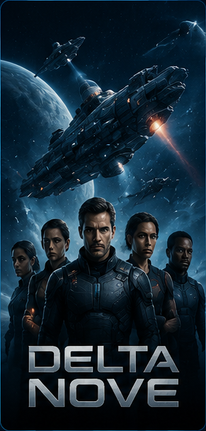 Capa da série Delta Nove